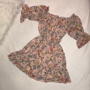 Off the Shoulder floral Dress
